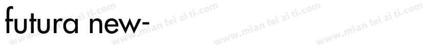 futura new字体转换